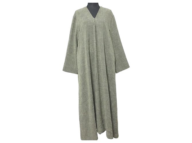 Autre Marque Vestido largo de tweed ROPE × OUTERSUNSET Negro Beige