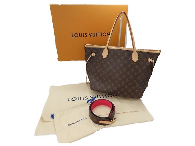 Bolso Tote 2way Louis Vuitton Neverfull Inside Out Monogram Rosa