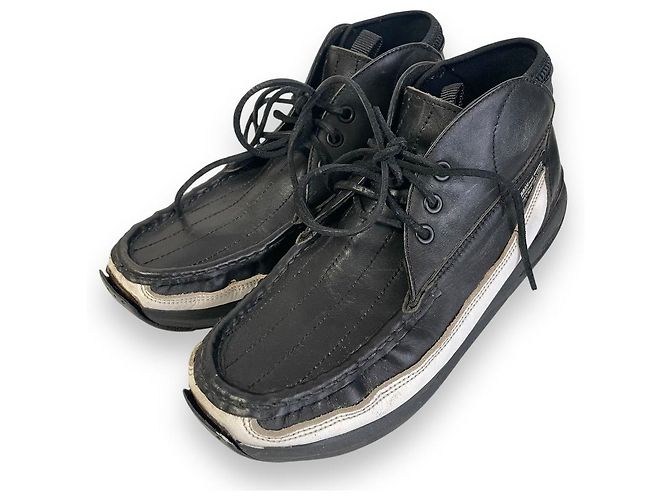 Botas Chukka Visvim Botas de couro Preto Branco