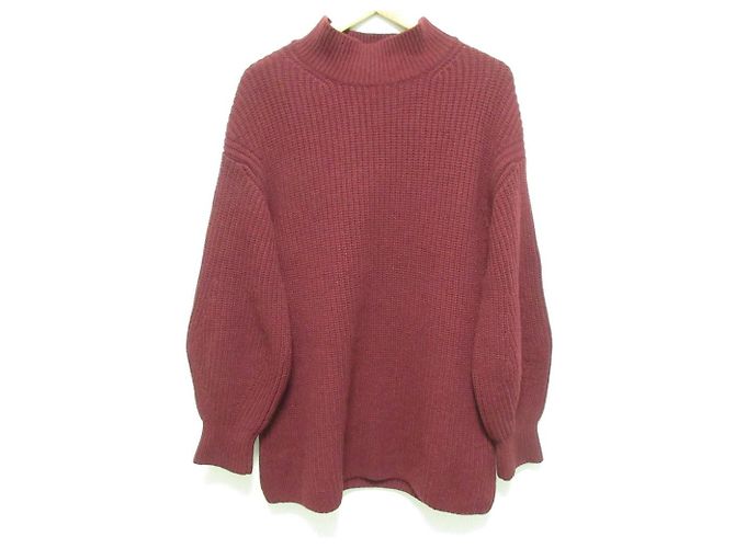 Autre Marque Top de punto puff de otoño FOXEY NEW YORK Roja