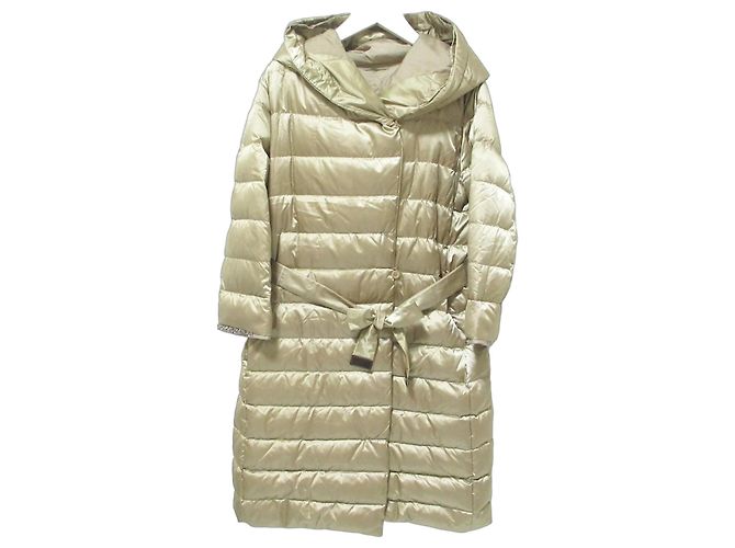 S Max Mara THE CUBE Down Coat Beige