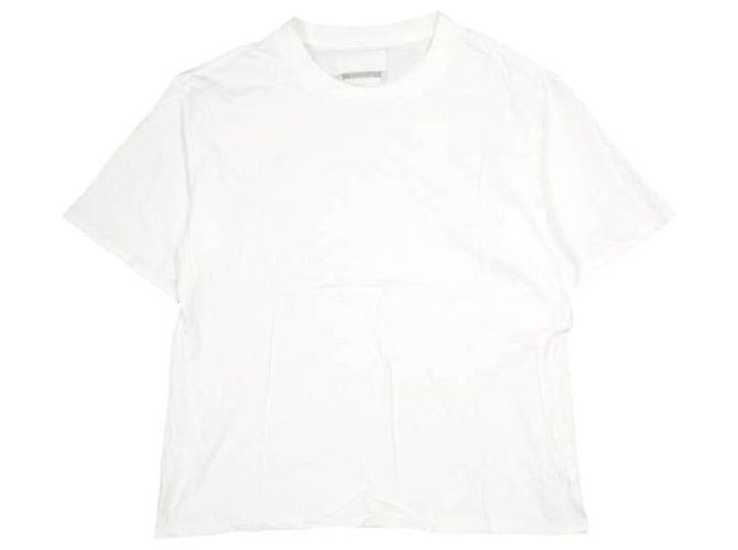 Autre Marque Camiseta RE-PURPOSE SOLID CREW NECK de algodón Blanco