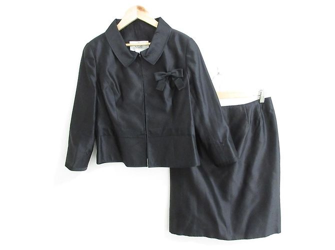 Autre Marque Completo Rene 100% seta Nero