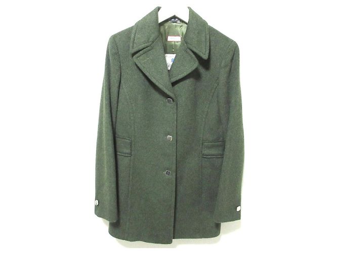 Autre Marque Abrigo MAX&Co. de mezcla de alpaca MOESSMER Fabric Verde