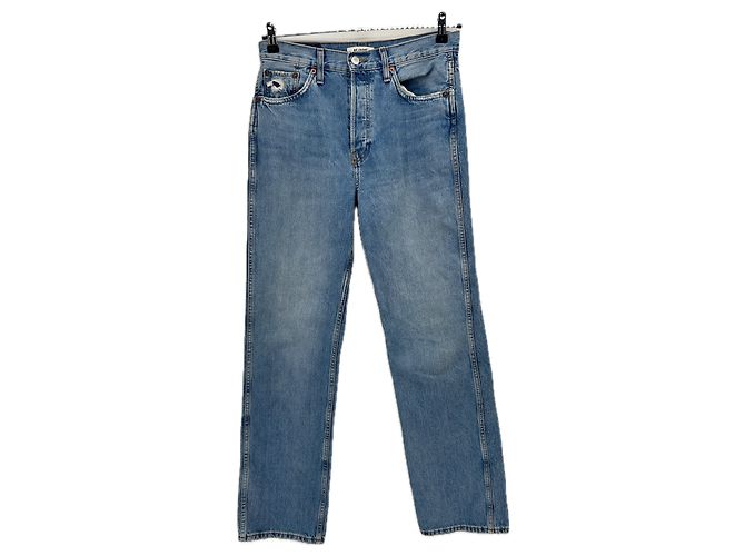 Vaqueros Re/Done de algodón azules talla 28 