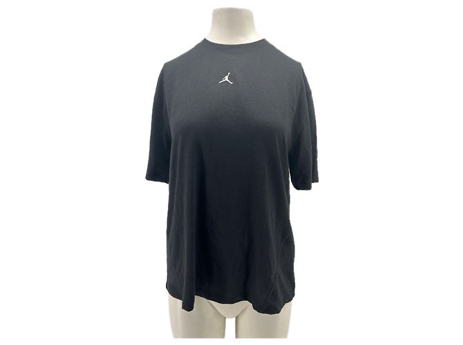 Autre Marque T-shirt sportiva nera con logo Nero