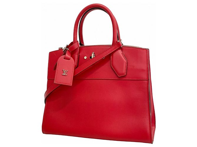 Louis Vuitton City Steamer PM Handtasche Rot
