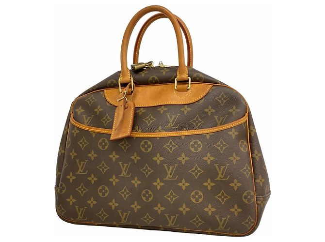 Borsa Louis Vuitton Monogram Deauville Marrone