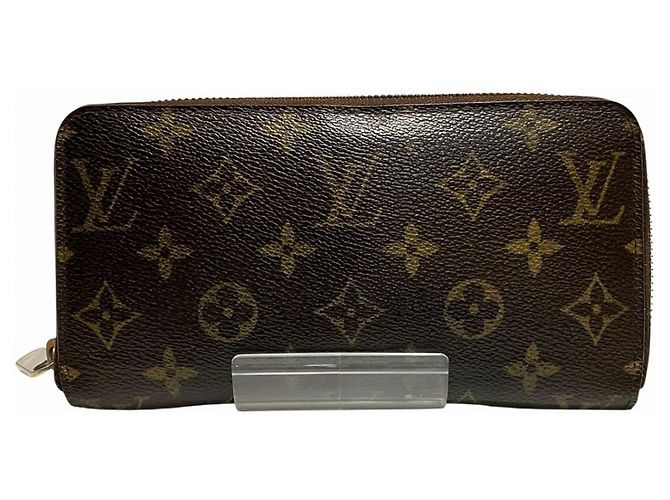 Cartera Zippy Monogram Louis Vuitton Castaño