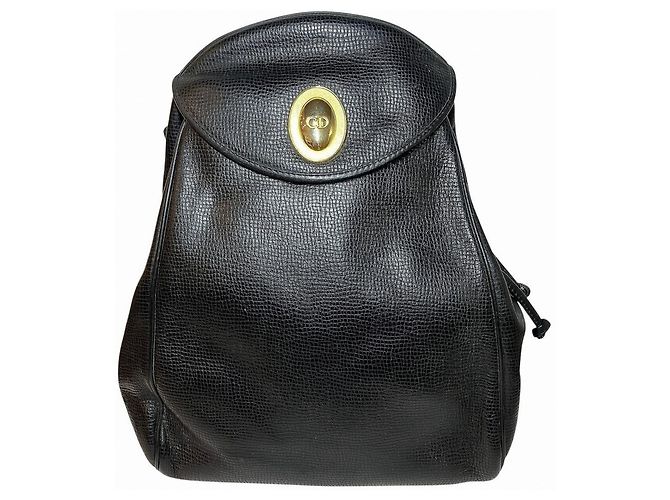 Christian Dior Rucksack schwarz
