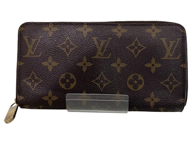 Cartera Zippy Long Monogram Louis Vuitton Castaño