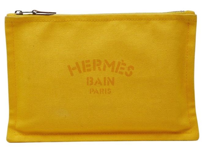 Hermès Pochette Hermes Yachting PM Giallo