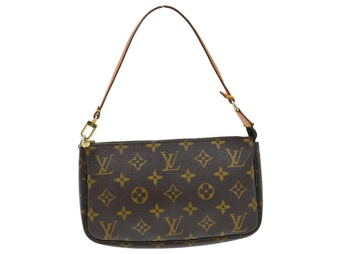 Louis Vuitton Pochette Accessoires Monogram Canvas Medium Marrom