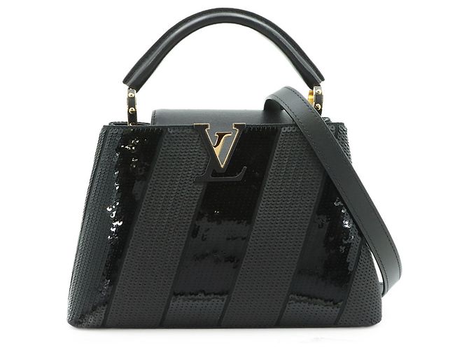 Bolsa Louis Vuitton Capucines BB Preto