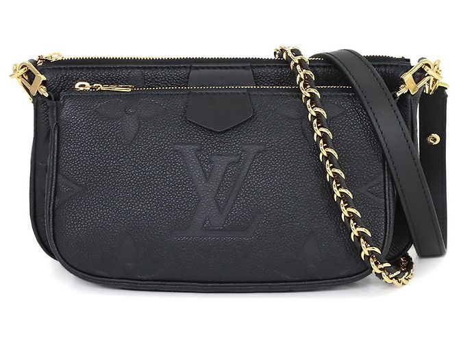 Louis Vuitton Monogram Empreinte Multi Pochette Accessoires Preto