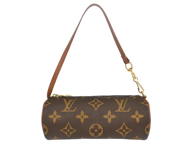 Louis Vuitton Papillon Pochette Monogram Canvas Mini Marrom