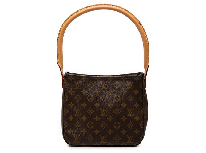 Bolsa de Ombro Louis Vuitton Monogram Looping MM Marrom