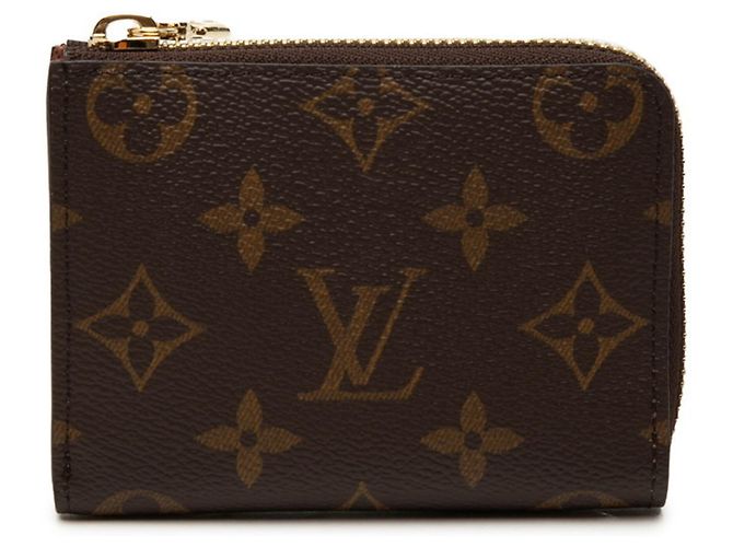 Louis Vuitton Monogram Portefeuille Noir Compact Wallet Brown