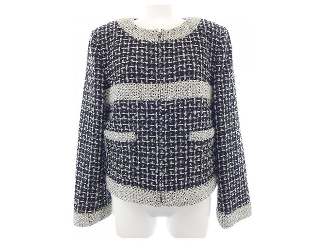 Timeless Chanel Collarless Jacket Black