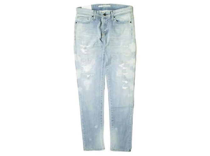 Autre Marque e JEANS SEA HORSE BOY'S TAPERED Slim Jeans aus Baumwolle Blau