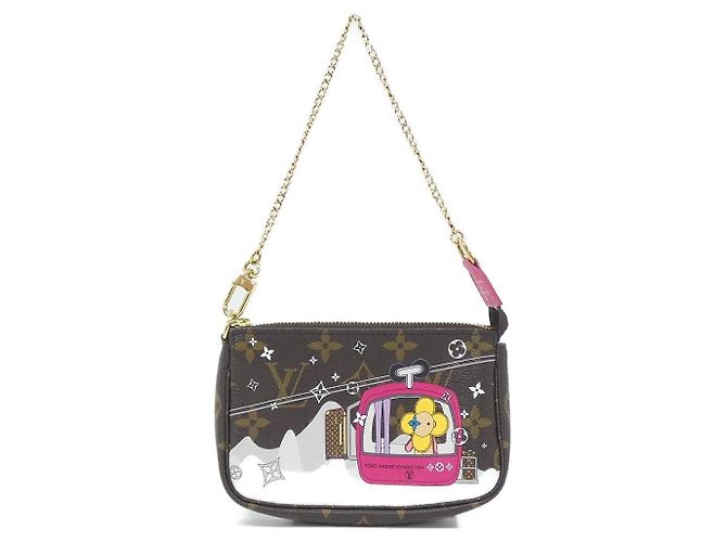 Vivienne Pochette Louis Vuitton Mini Pochette Accessories Monogram Marrone