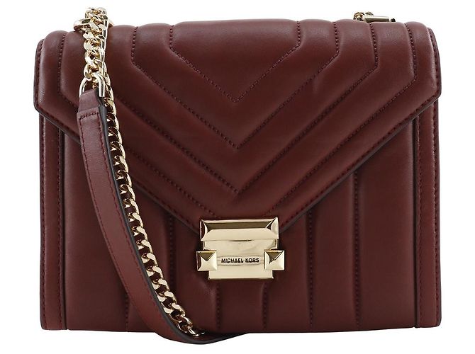Bolso de hombro 2 formas Michael Kors Whitney Calf Roja