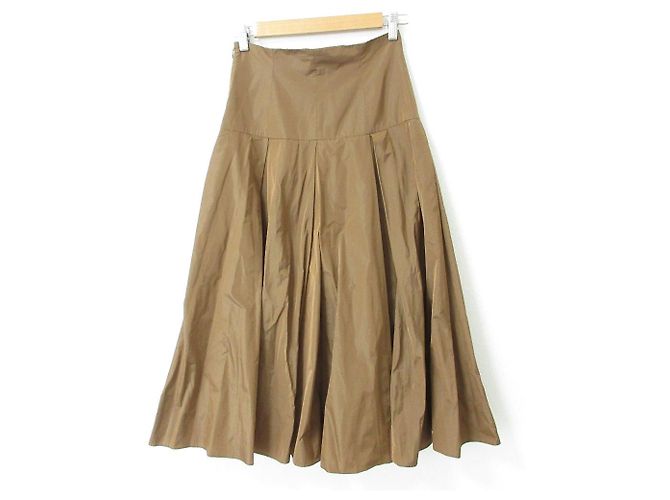 Autre Marque IENA LA BOUCLE Langer Rock aus Polyester Braun