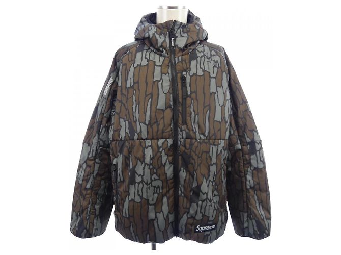 Giacca con cappuccio imbottita Supreme WINDSTOPPER Marrone