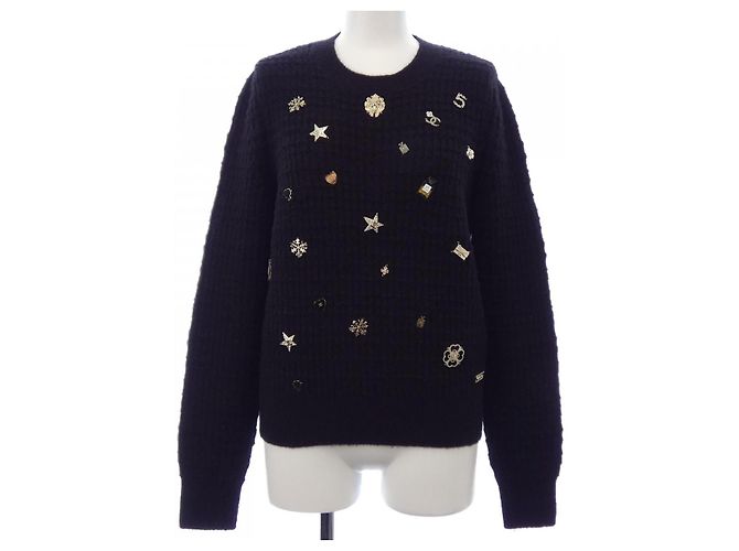 Chanel Kaschmir-Strickware Schwarz