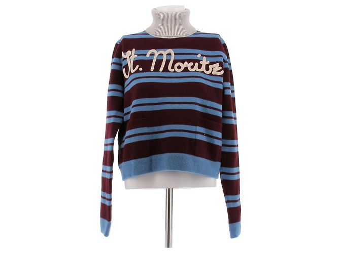 Maglione Gucci St Moritz in lana marrone 