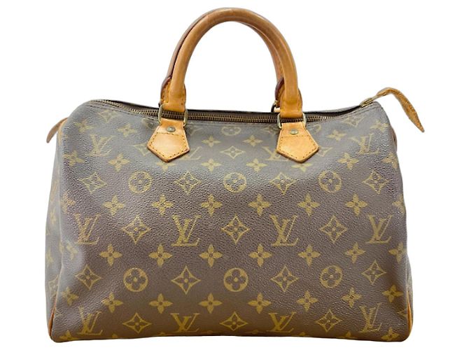 Bolsa Louis Vuitton Speedy Monogram Canvas 30 Marrom