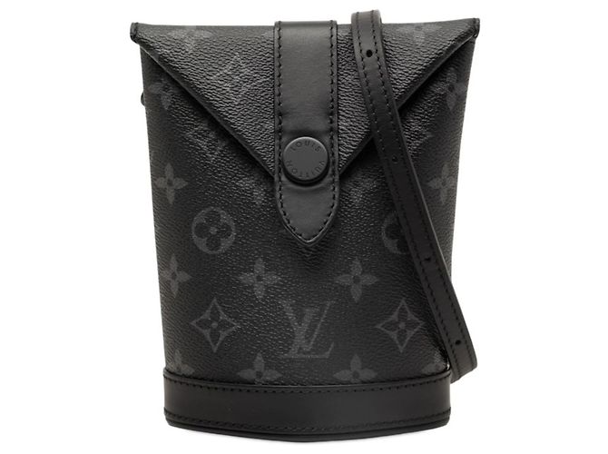 Sac à main Louis Vuitton Monogram Eclipse Marron Noir
