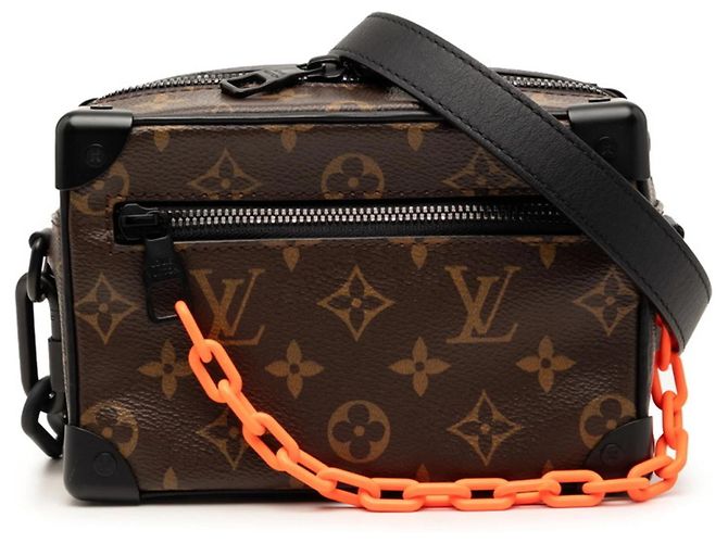 Borsa a tracolla Louis Vuitton Monogram Solar Ray Mini Soft Trunk Marrone Nero
