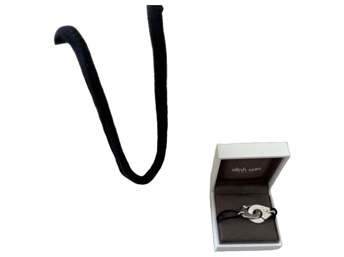 Pulseira "Handcuffs" em prata de lei Dinh Van