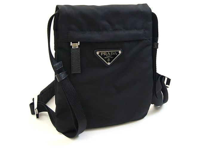 Prada Black Nylon Shoulder Bag