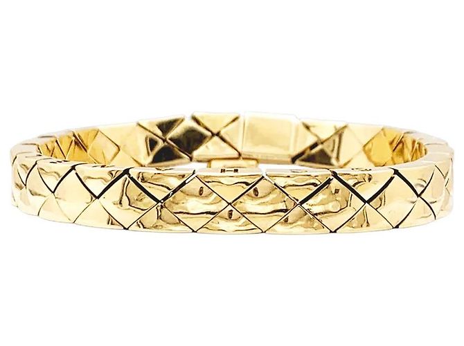 Bracciale Chanel, "Matelassé", giallo