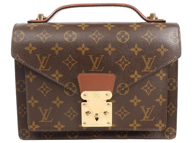 Bolsa Louis Vuitton Monceau em Canvas Monogram marrom M51187