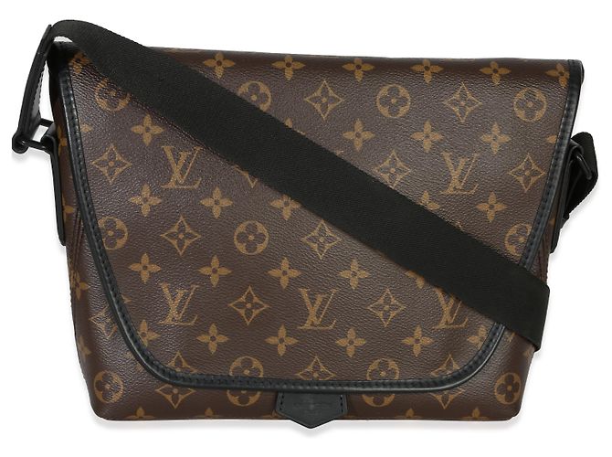 Louis Vuitton Monogram Macassar Canvas Magnetic Messenger Brown
