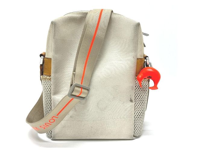 Louis Vuitton Damier Geant Louis Vuitton Cup Weatherly Bag White