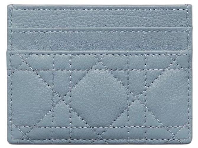 Dior Caro Freesia Tarjetero Azul Celeste Azul claro