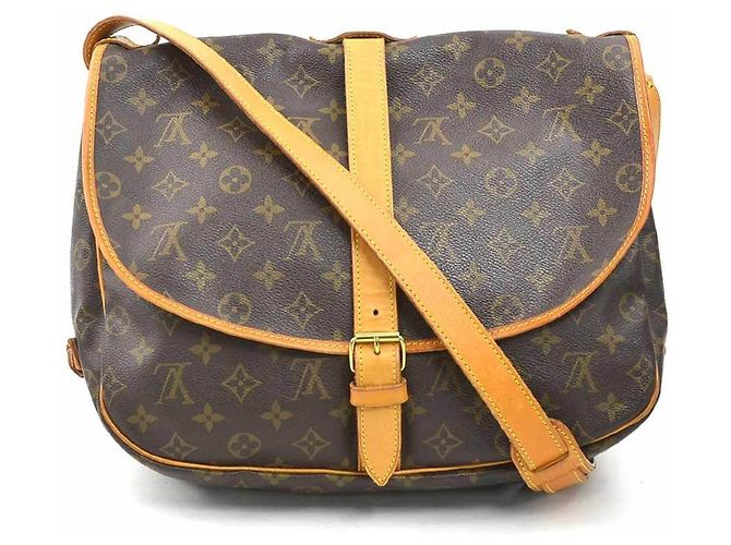 Bolso de Hombro Louis Vuitton Monogram Castaño Monograma