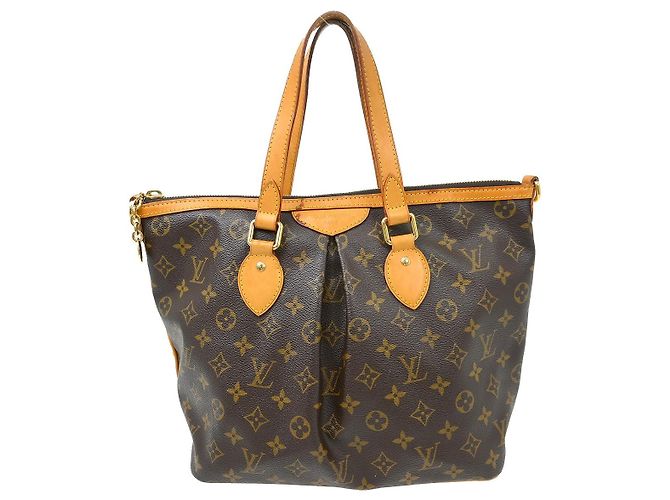 Bolsa Louis Vuitton Palermo Monogram Canvas PM Marrom