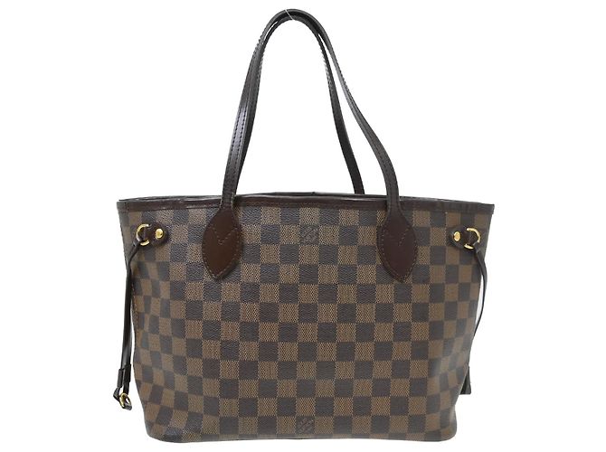 Cabas Louis Vuitton Neverfull Damier PM Marron