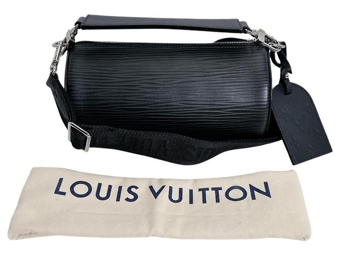 Sac à main Louis Vuitton Soft Polochon PM Noir