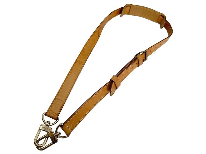 Tracolla in pelle beige Louis Vuitton