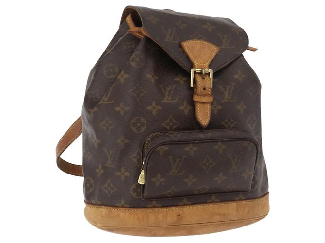 SAC À DOS LOUIS VUITTON Monogram Montsouris MM M51136 LV Auth 179123 Monogramme