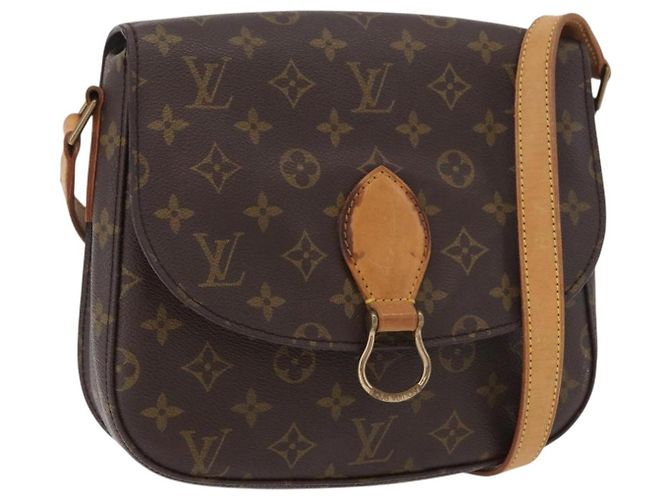 LOUIS VUITTON Bolsa de Ombro Monogram Saint Cloud GM M51242 LV Auth BA12572 Monograma