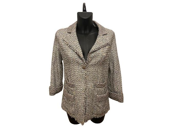 Timeless Giacca in Tweed Chanel con Maniche 3/4