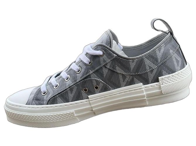 Dior B23 CD Diamond Baskets Basses Gris