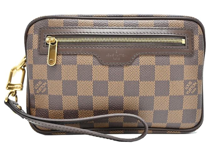 Borsa a tracolla Pochette Billet Macao Louis Vuitton Marrone
